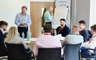 Guy Yeomans and Elliot James from RSSB Futures Lab facilitated a test workshop at DB Cargo’s Doncaster offices earlier this year. The purpose of the session was to evaluate a prototype version of the Emerging Risks Horizon Scanning Brief and gather direct feedback from a freight operating company.